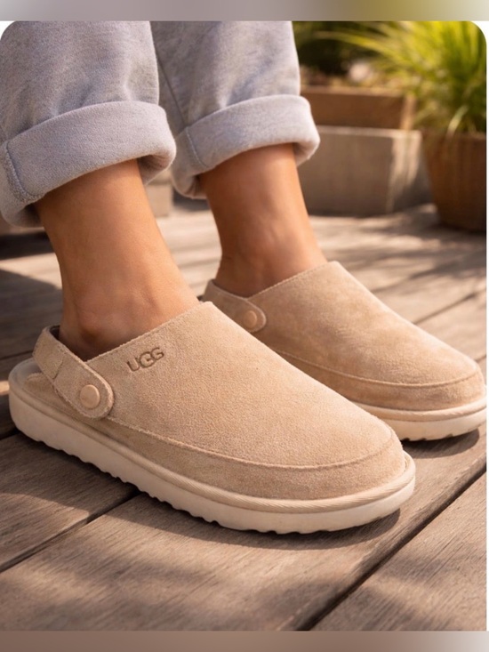 UGG Shoes - UGG Goldenstar Clog Shoe, size EU 38, color: sand, women’s